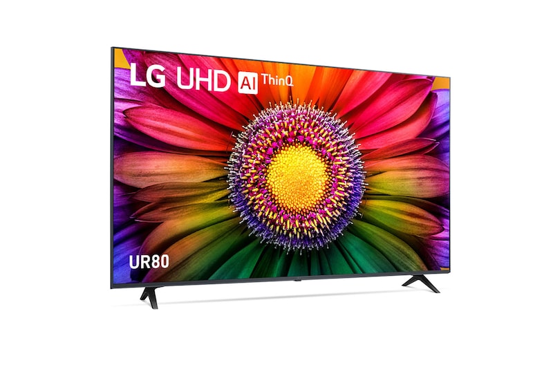 LG UR80 50 inch 4K Smart UHD TV with Al Sound Pro, 50UR80006LJ