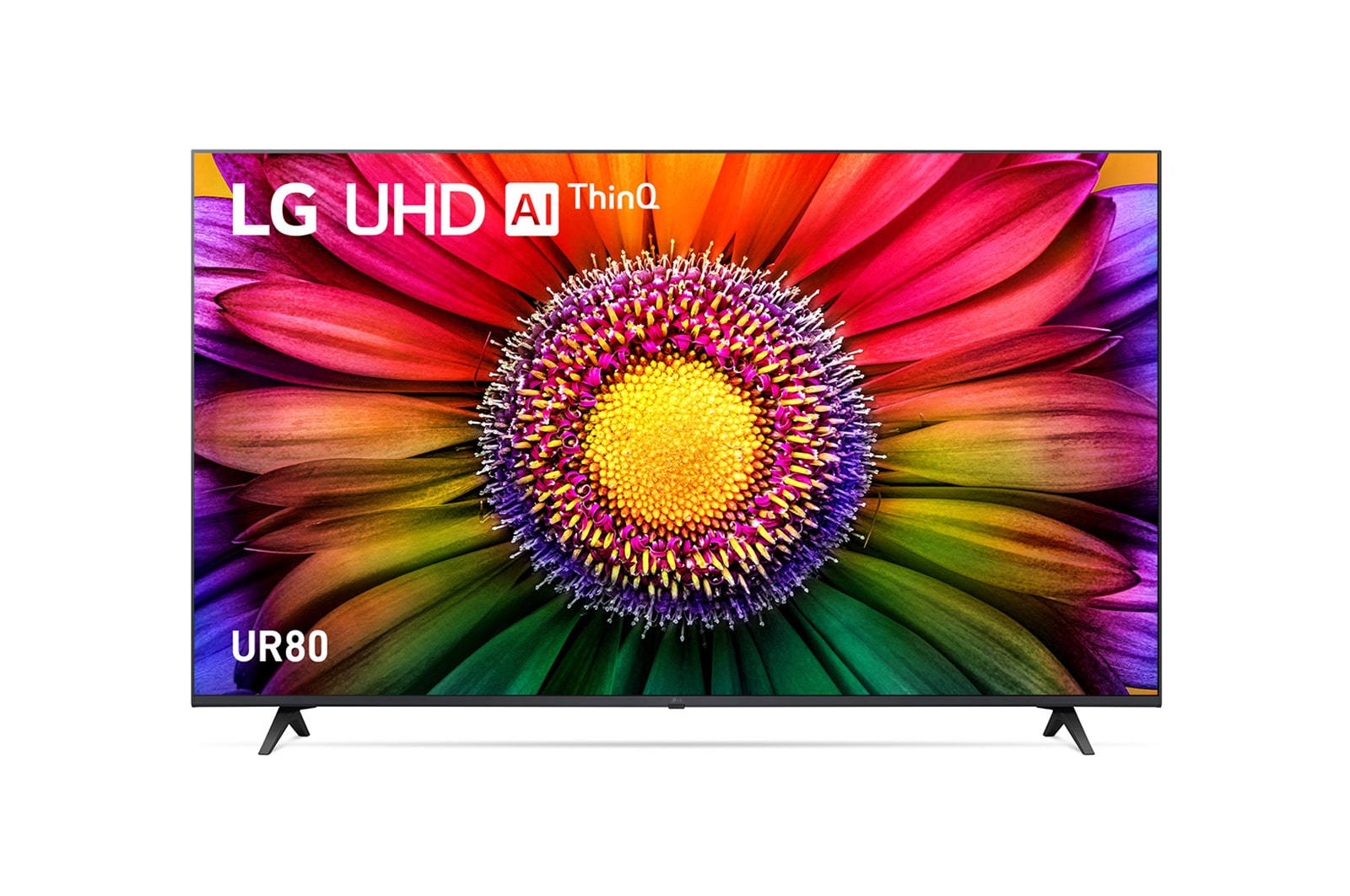 LG UR80 55 inch 4K Smart UHD TV with Al Sound Pro, 55UR80006LJ