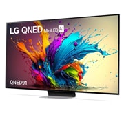 LG 65 Inch LG QNED MiniLED AI QNED91 4K Smart TV 2024, 65QNED91T6A