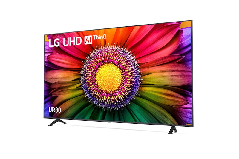 LG UR80 75 inch 4K Smart UHD TV with Al Sound Pro, 75UR80006LJ