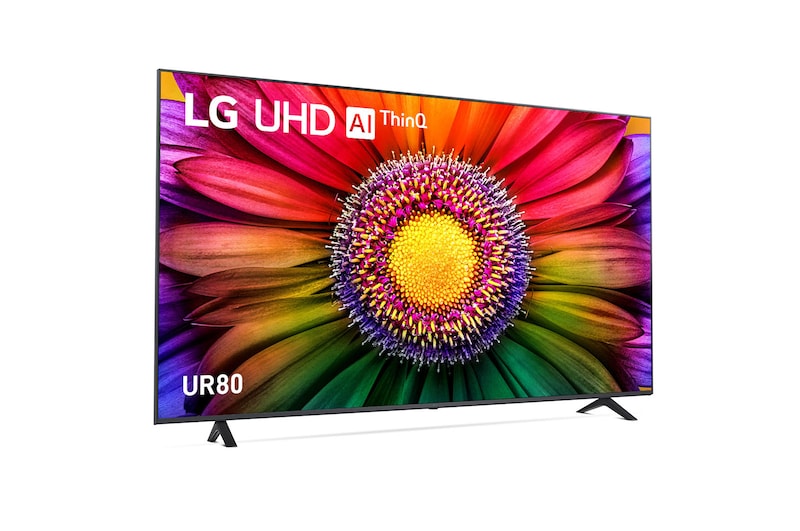 LG UR80 75 inch 4K Smart UHD TV with Al Sound Pro, 75UR80006LJ