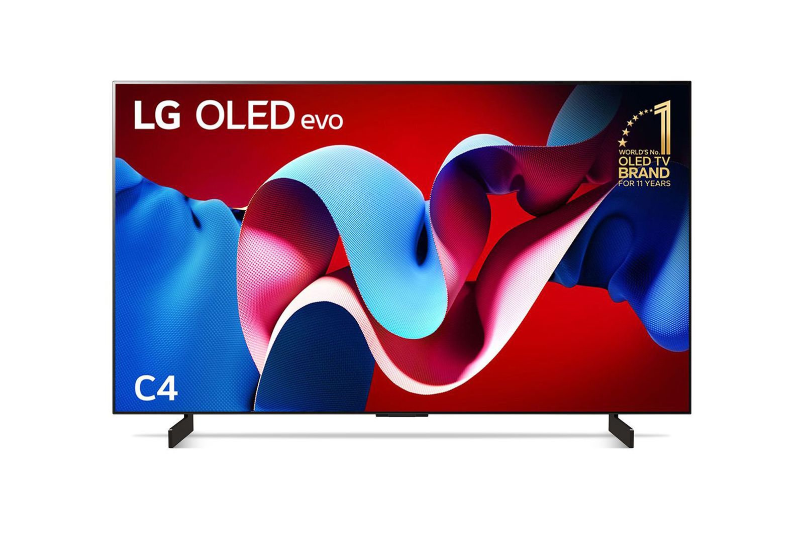 LG 42 Inch LG OLED evo AI C4 4K Smart TV 2024, OLED42C44LA