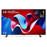 LG 42 Inch LG OLED evo AI C4 4K Smart TV 2024, OLED42C44LA