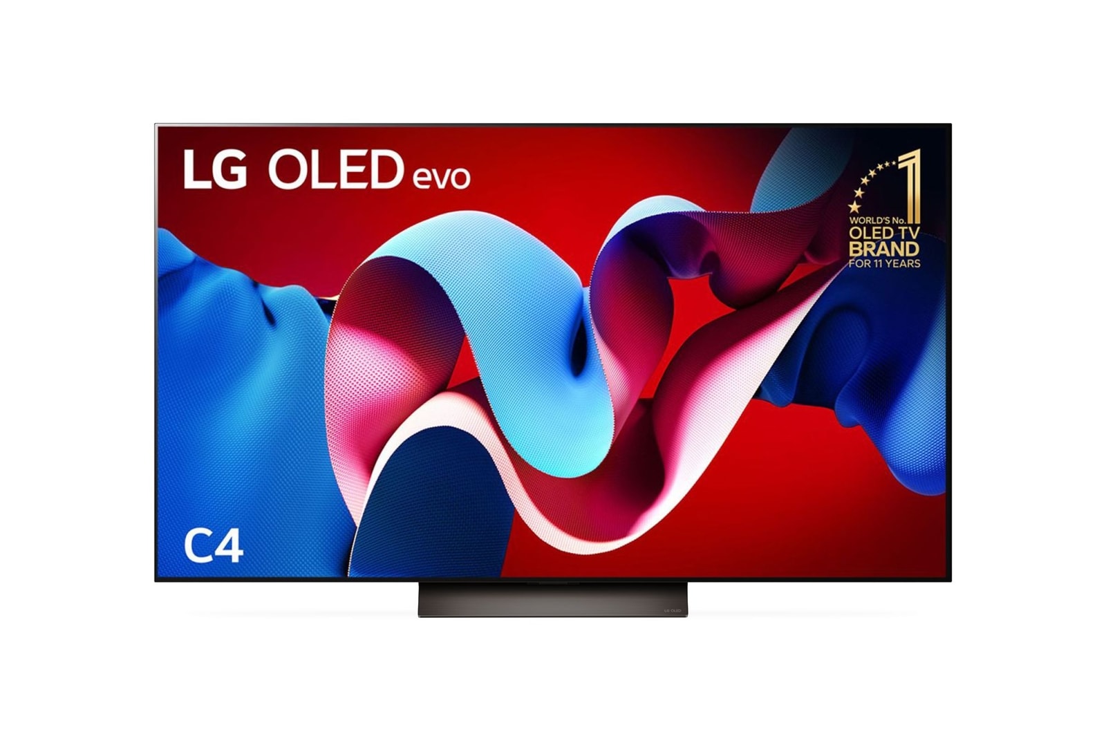 LG 55 Inch LG OLED evo AI C4 4K Smart TV 2024, OLED55C46LA