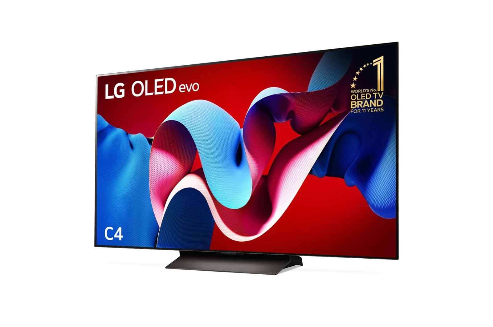 LG 55 Inch LG OLED evo AI C4 4K Smart TV 2024, OLED55C46LA