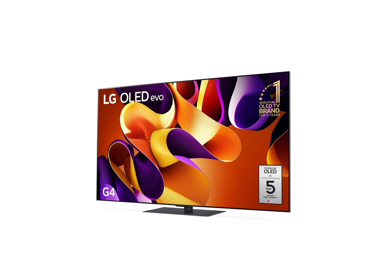 LG 55 Inch LG OLED evo AI G4 4K Smart TV 2024, OLED55G46LA