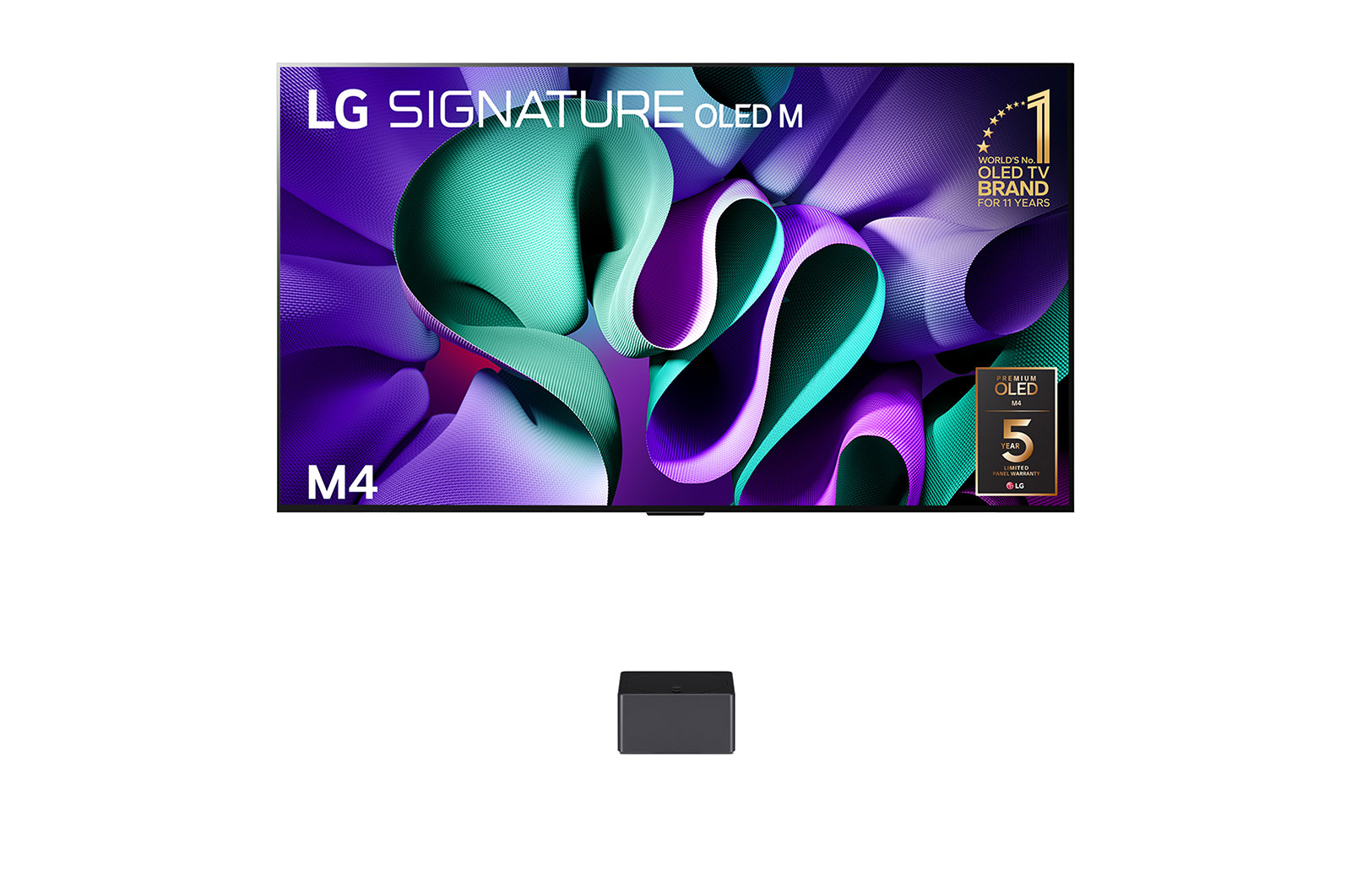 LG 97 inch LG SIGNATURE OLED M4 True Wireless TV with 4K 120Hz Video & Audio Transfer, OLED97M46LA