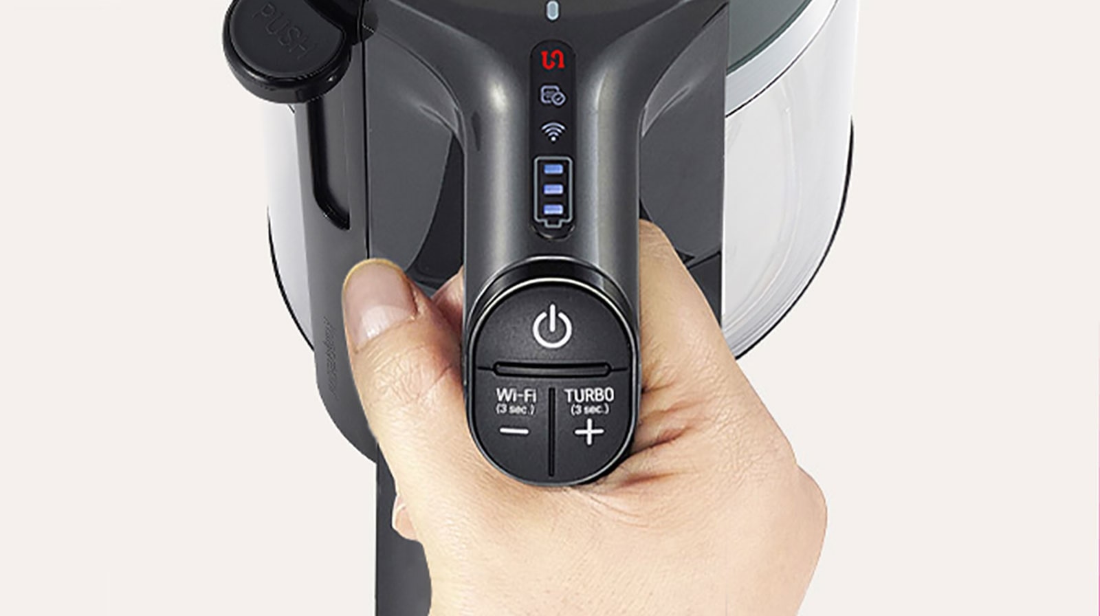 <small>Thumb Touch Control™</small><br>Control with ease1