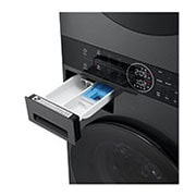 LG 12/9kg WashTower™ All-In-One Stacked Washer Dryer in Black Steel, WWT-1209B