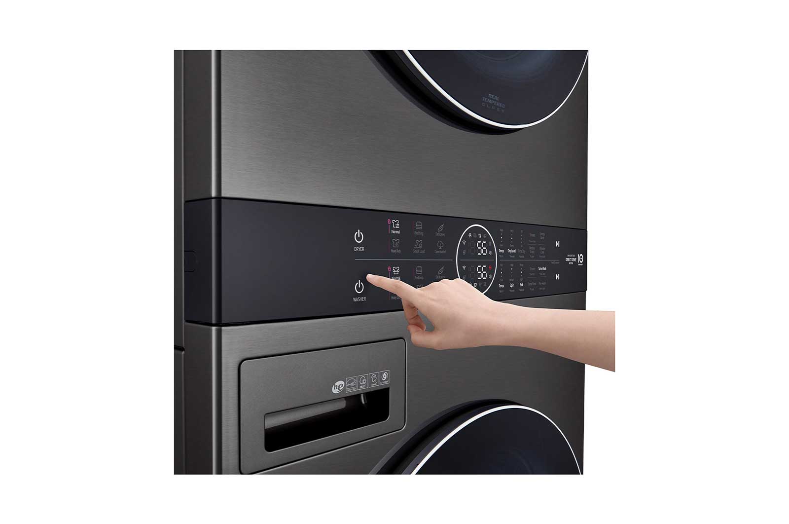 LG 17kg WashTower™ All-In-One Stacked Washer Dryer, WWT-1710B