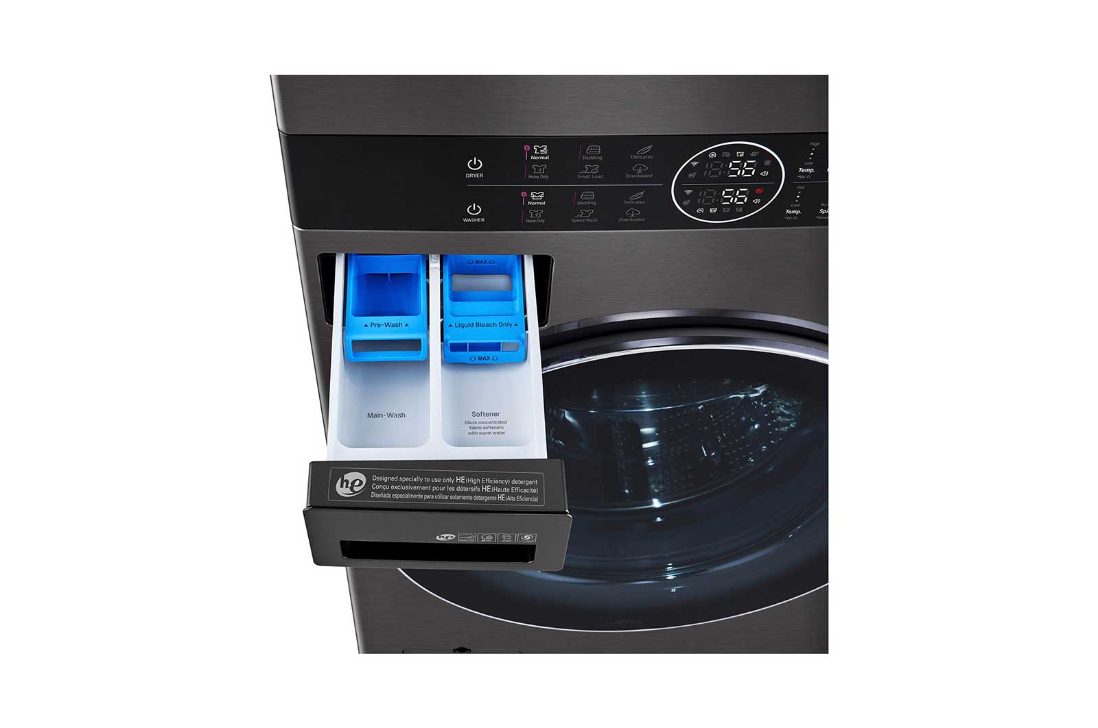 LG 17kg WashTower™ All-In-One Stacked Washer Dryer, WWT-1710B