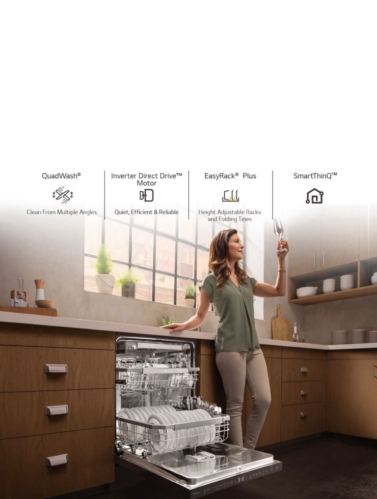 Four Reasons to Own an LG QuadWash® Dishwasher