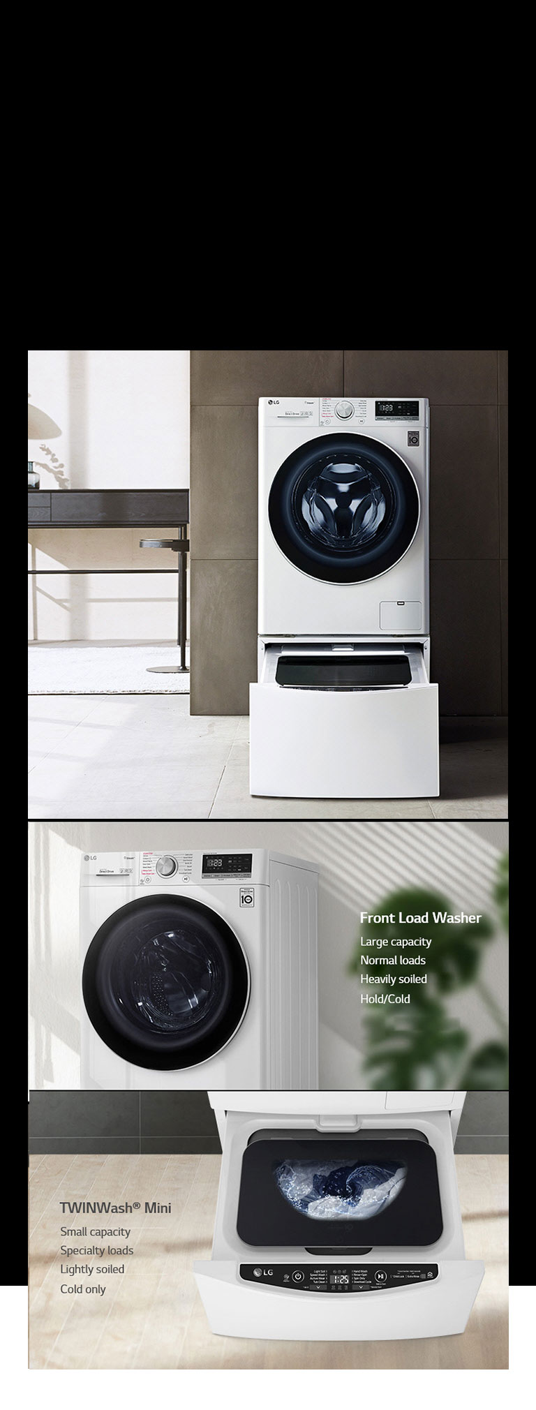 TWINWash® Compatible<br>1