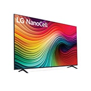 Side view of LG NanoCell TV, NANO80