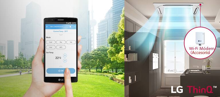 Mando a distancia Wi-Fi con ThinQ™1