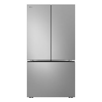Front view of 897L Multi-Door Refrigerator Prime Silver with DoorCooling+, Hygiene Fresh+. VF32BLRH.APYCENM