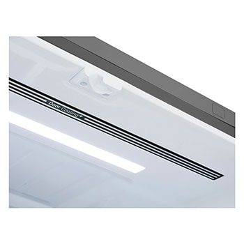 Close up view of DoorCooling+TM of multi-door refrigerator.