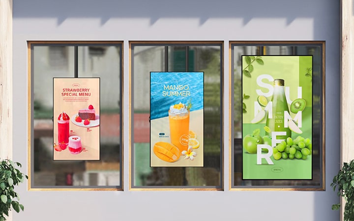 Pantalla frente a la ventana