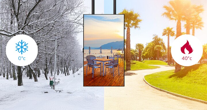 Amplio rango de temperatura de funcionamiento