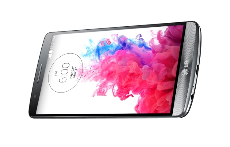 LG SMARTPHONE 4G, ANDROID™ 4.4.2 KIT KAT CON BOTÓN TRASERO , PANTALLA DE 5,5” QUAD HD, 16GB DE MEMORIA INTERNA,PROCESADOR DE 2.5 GHz QUAD-CORE SNAPDRAGON 801, CÁMARA 13MP CON AUTO FOCUS LÁSER Y FLASH DUAL Y BATERÍA EXTRAÍBLE DE 3.000 MAH., LG G3 D855 Titanium
