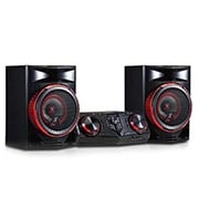 LG Minicomponente LG XBOOM CJ88 de 2900 W de potencia RMS, Multi Bluetooth, TV Sound Sync, Karaoke, CJ88