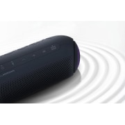 LG Bocina portátil XBOOM Go PL5 | Bluetooth | Luces LED | Tecnología de Sonido Meridian, PL5