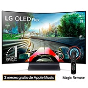 LG Televisor OLED FLEX 42" Smart TV con Pantalla flexible para juegos, 42LX3QPSA
