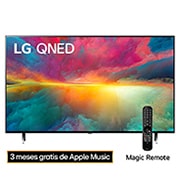 LG Pantalla LG QNED 75 75'' 4K SMART TV con ThinQ AI, Front view of LG QNED, 75QNED75SRA, thumbnail 1