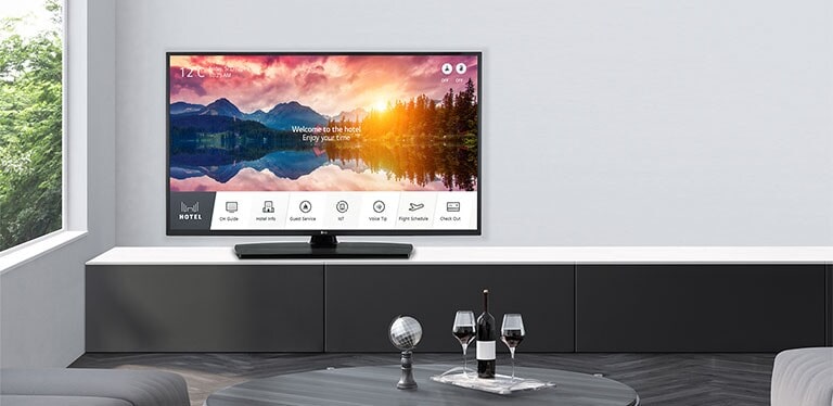 TV para Hotelería Inteligente 4K UHD con Soluciones Pro:Centric y b-LAN Incorporado