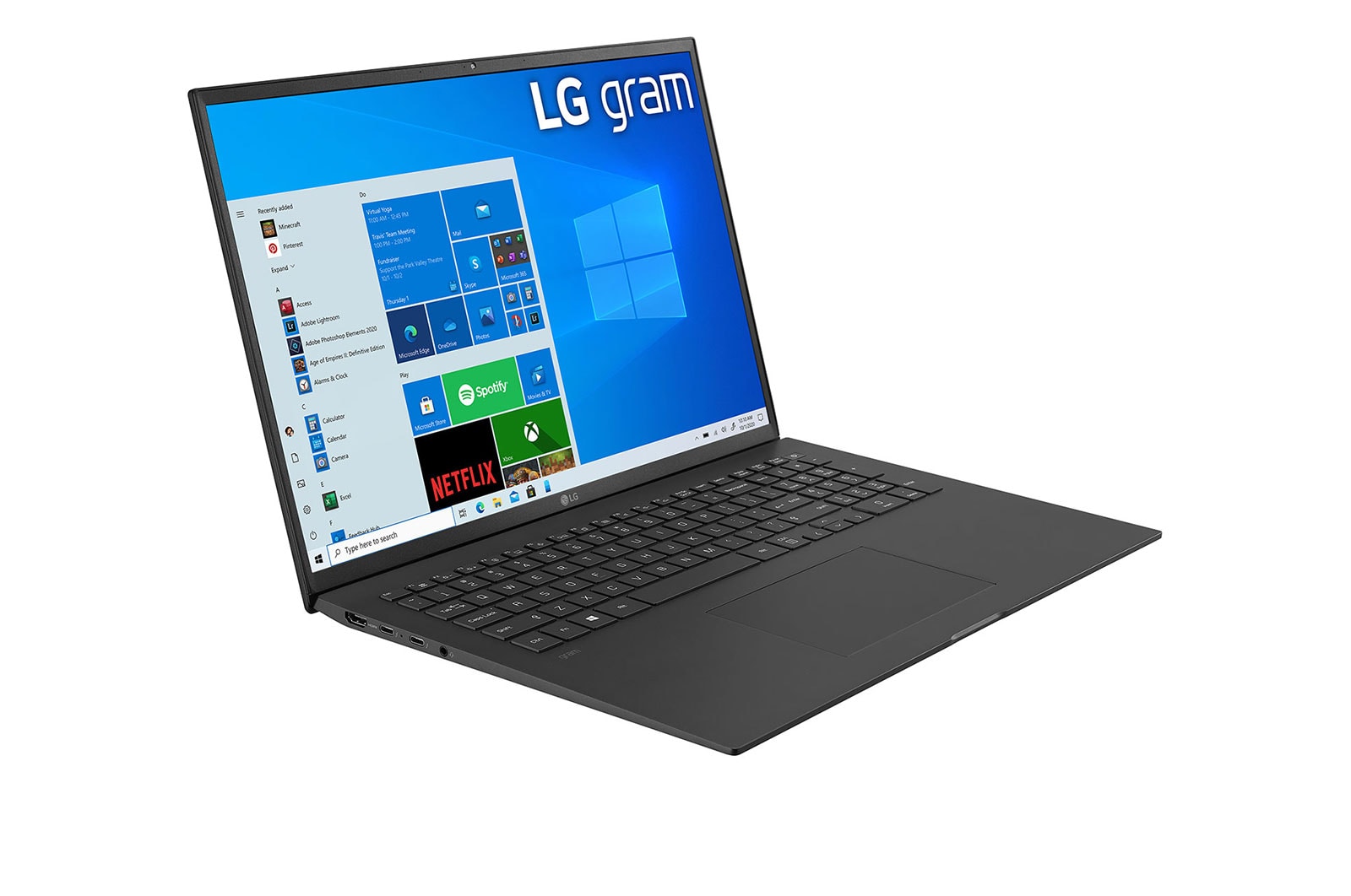 LG gram Ultra-Ligera, panel IPS de 16” 16:10, 11th Gen Intel® Core™ i7 Evo™ platform & Iris® Xe Graphics, 16Z90P-G
