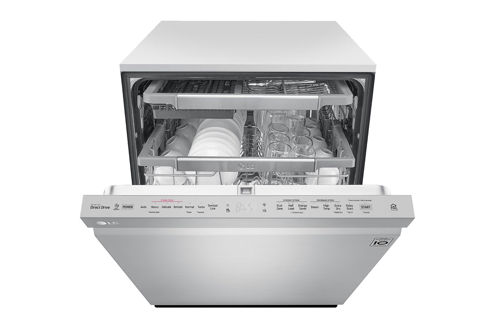 LG Lavaplatos LG QuadWash™ TrueSteam™ con Smart ThinQ™ WiFi, LDP7708ST