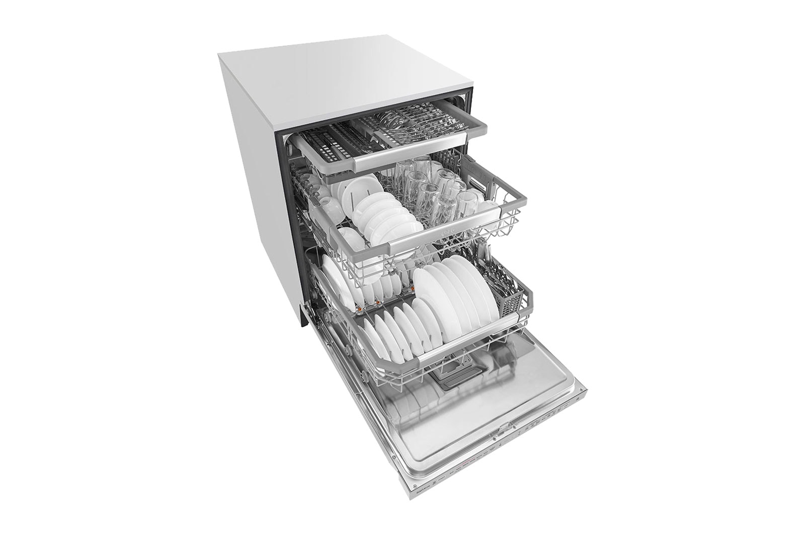 LG Lavaplatos LG QuadWash™ TrueSteam™ con Smart ThinQ™ WiFi, LDP7708ST