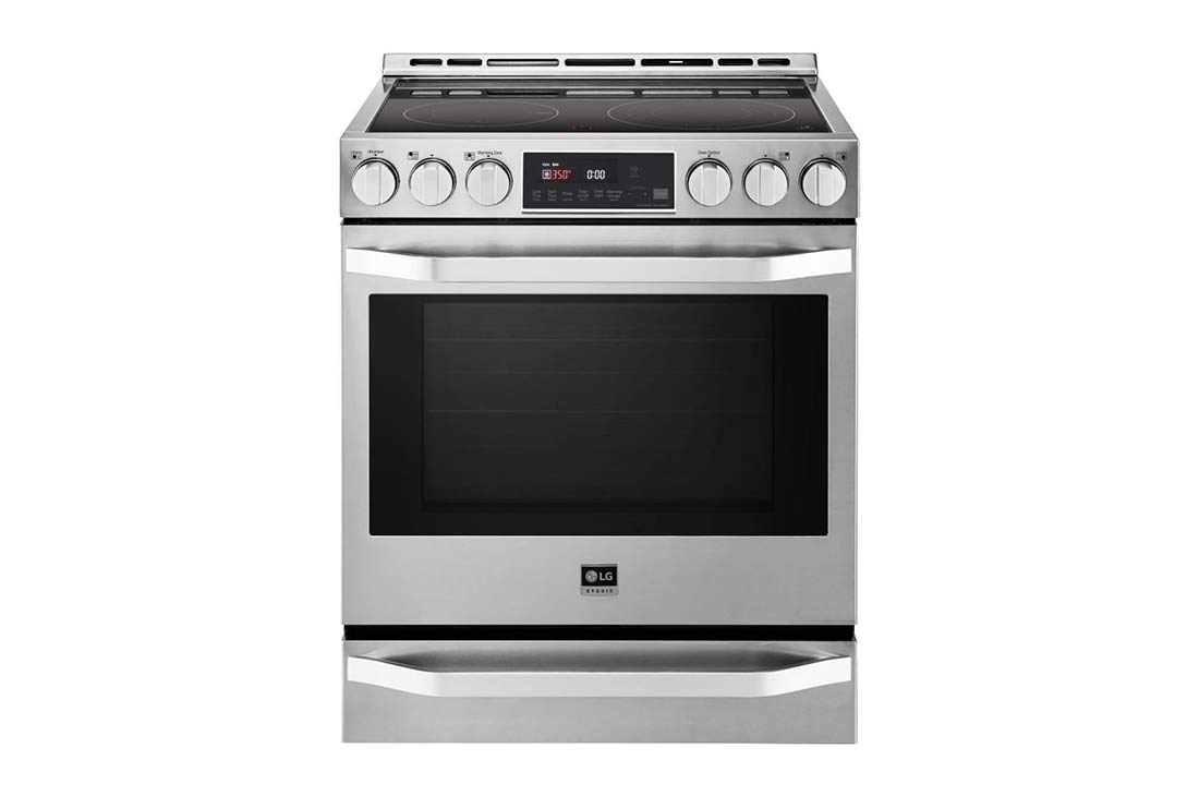 LG STUDIO 6.3 ft³ Horno Eléctrico Individual con Slide-In-Range (Cocina Deslizable) con ProBake Convection®, LSSE3027ST