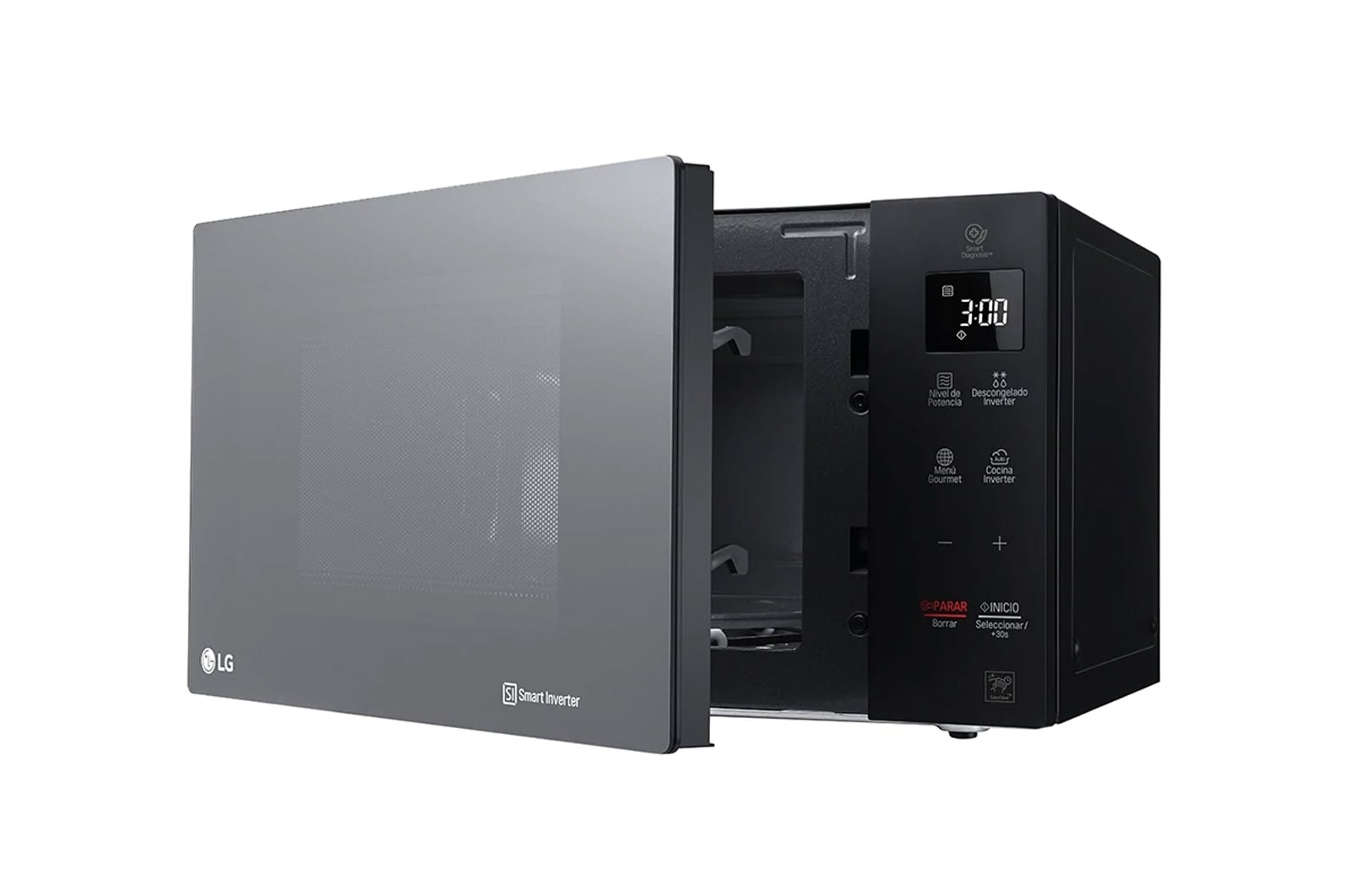 LG 1.5 pies cúbicos |NeoChef™ |Smart Inverter | Negro, MS1536GIR