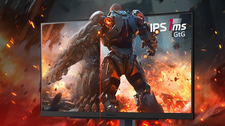 Con IPS 1ms (GtG), podrás disfrutar de imágenes intensas y nítidas desde cualquier ángulo.