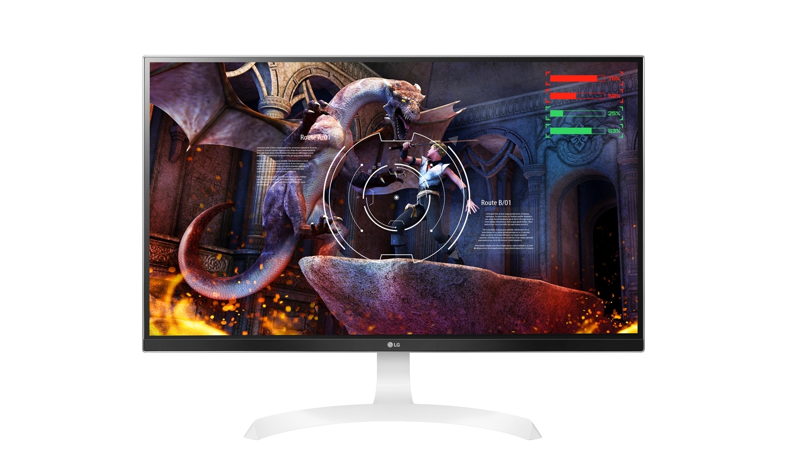 LG Monitor 4K UHD IPS de 27", 27UD69P-W