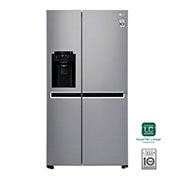 LG 24 pᶟ | Side by Side | Moist Balance Crisper™ | Compresor lineal inverter | Platinum Silver | ThinQ™ (Neto: 22 pᶟ), GS65SPP1