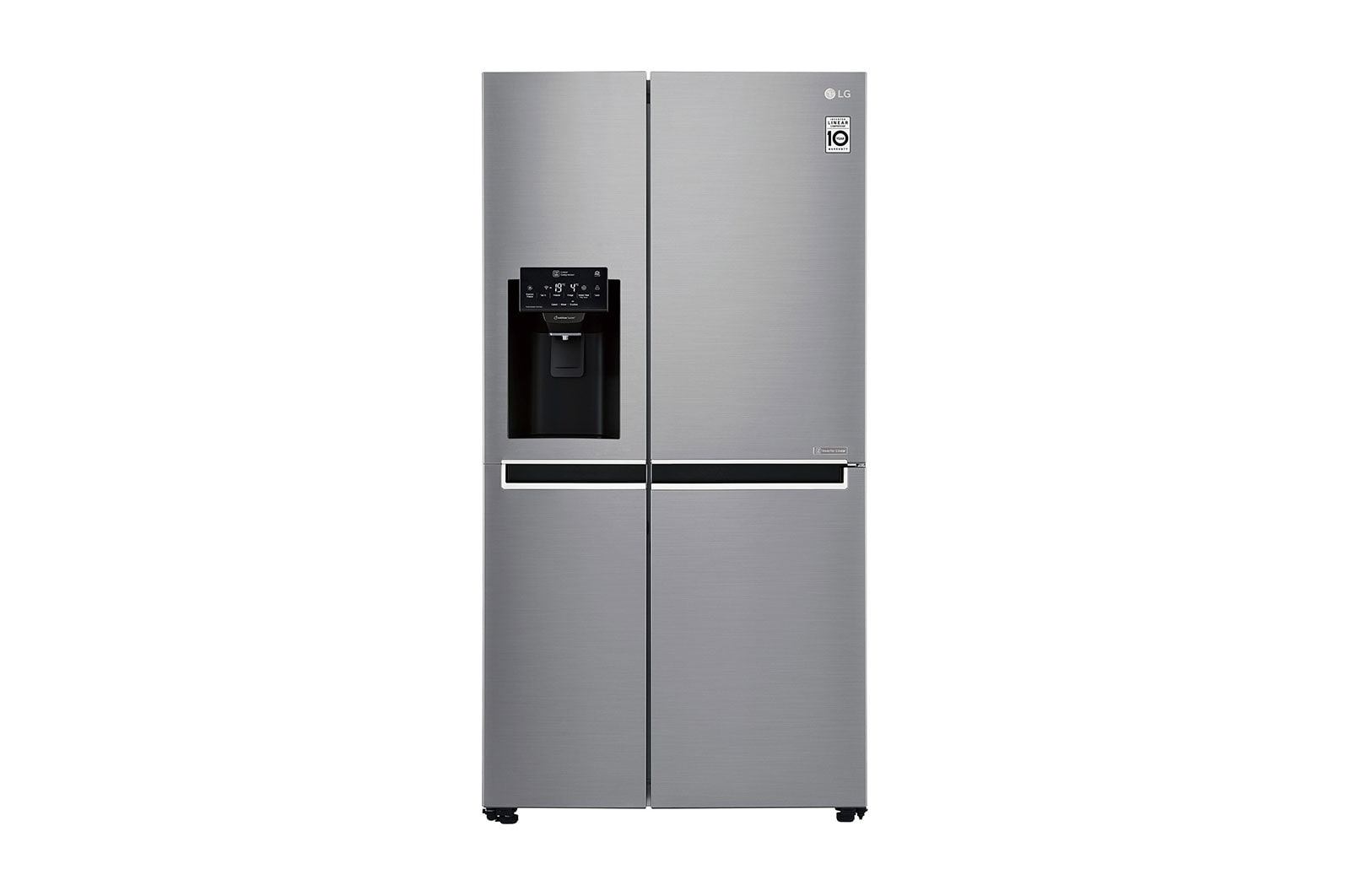 LG 24 pᶟ | Side by Side | Moist Balance Crisper™ | Compresor lineal inverter | Platinum Silver | ThinQ™ (Neto: 22 pᶟ), GS65SPP1