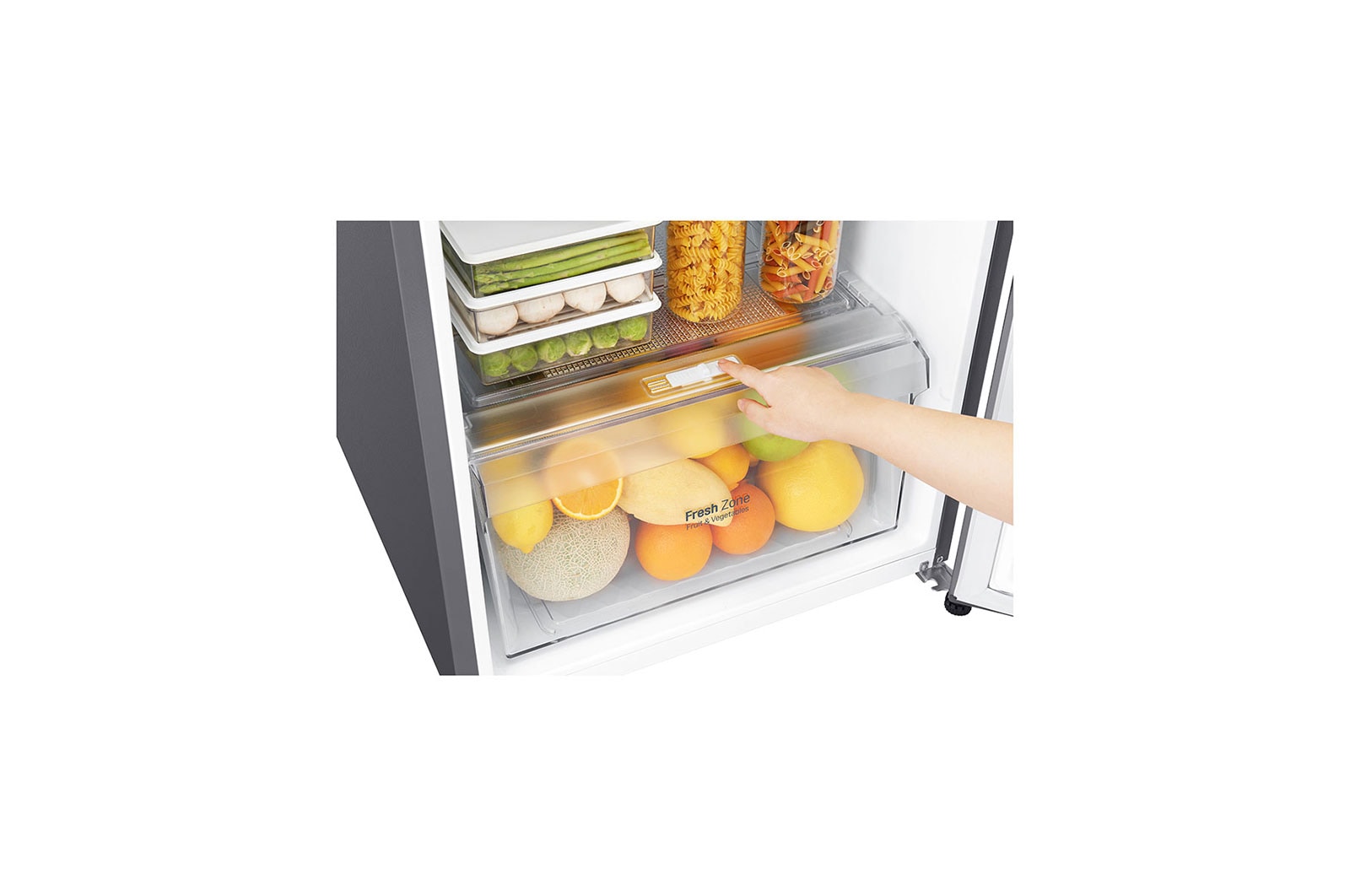 LG 12 pᶟ |Top Freezer |FRESHBalancer™ |Smart Inverter |Acero Brillante |Smart Diagnosis™, GT32BDC