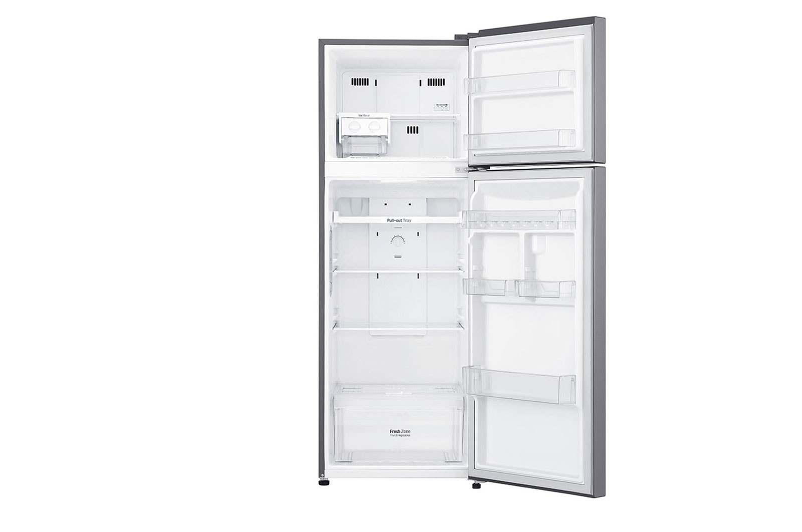 LG 12 pᶟ |Top Freezer |FRESHBalancer™ |Smart Inverter |Acero Brillante |Smart Diagnosis™, GT32BDC