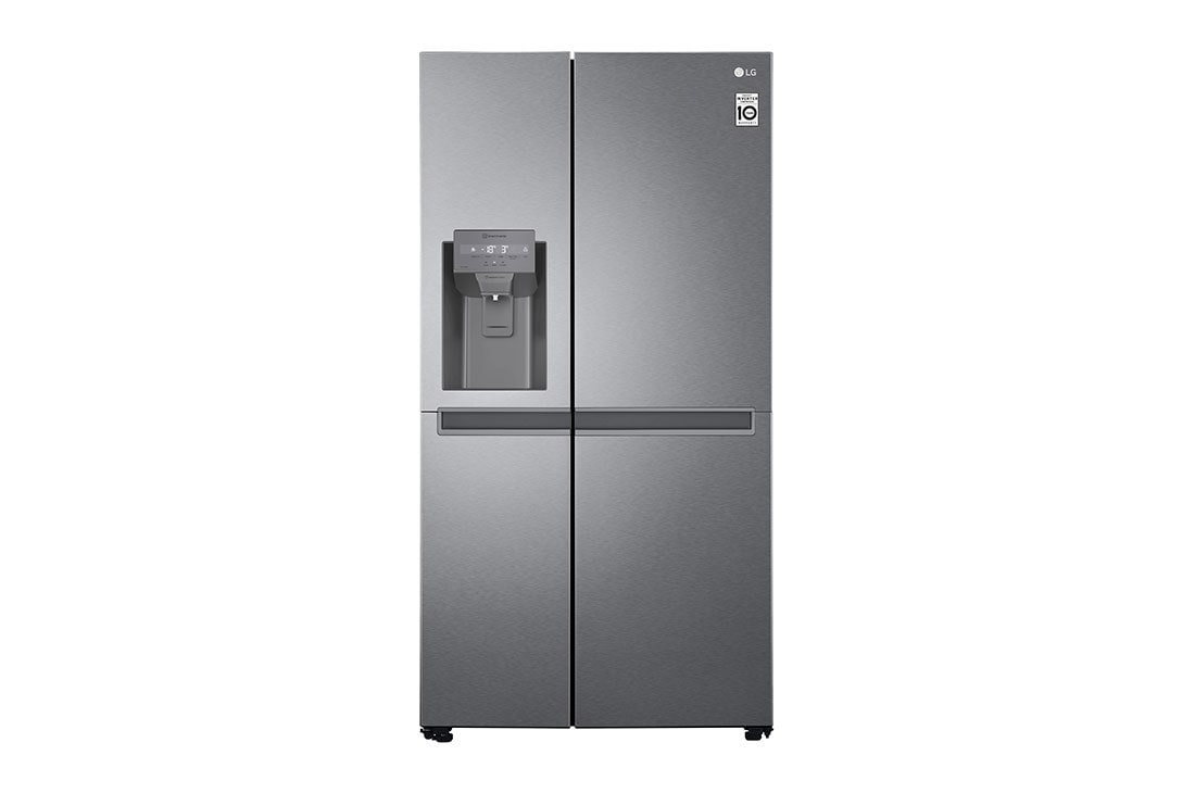 LG Refrigeradora Side by Side 23.8pᶟ(Gross) / 21.6pᶟ(Net) LG GS65WPPK Smart Inverter Silver, GS65WPPK