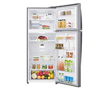 LG 17 pᶟ |Top Freezer |DoorCooling<sup>+</sup>™ |Compresor Smart inverter |Platinum Silver |Smart Diagnosis™, GT47BGP