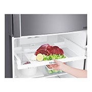 LG 17 pᶟ |Top Freezer |DoorCooling<sup>+</sup>™ |Compresor Smart inverter |Platinum Silver |Smart Diagnosis™, GT47BGP