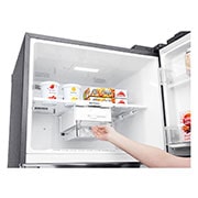 LG 17 pᶟ |Top Freezer |DoorCooling<sup>+</sup>™ |Compresor Smart inverter |Platinum Silver |Smart Diagnosis™, GT47BGP