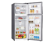 LG 17 pᶟ |Top Freezer |DoorCooling<sup>+</sup>™ |Compresor Smart inverter |Platinum Silver |Smart Diagnosis™, GT47BGP