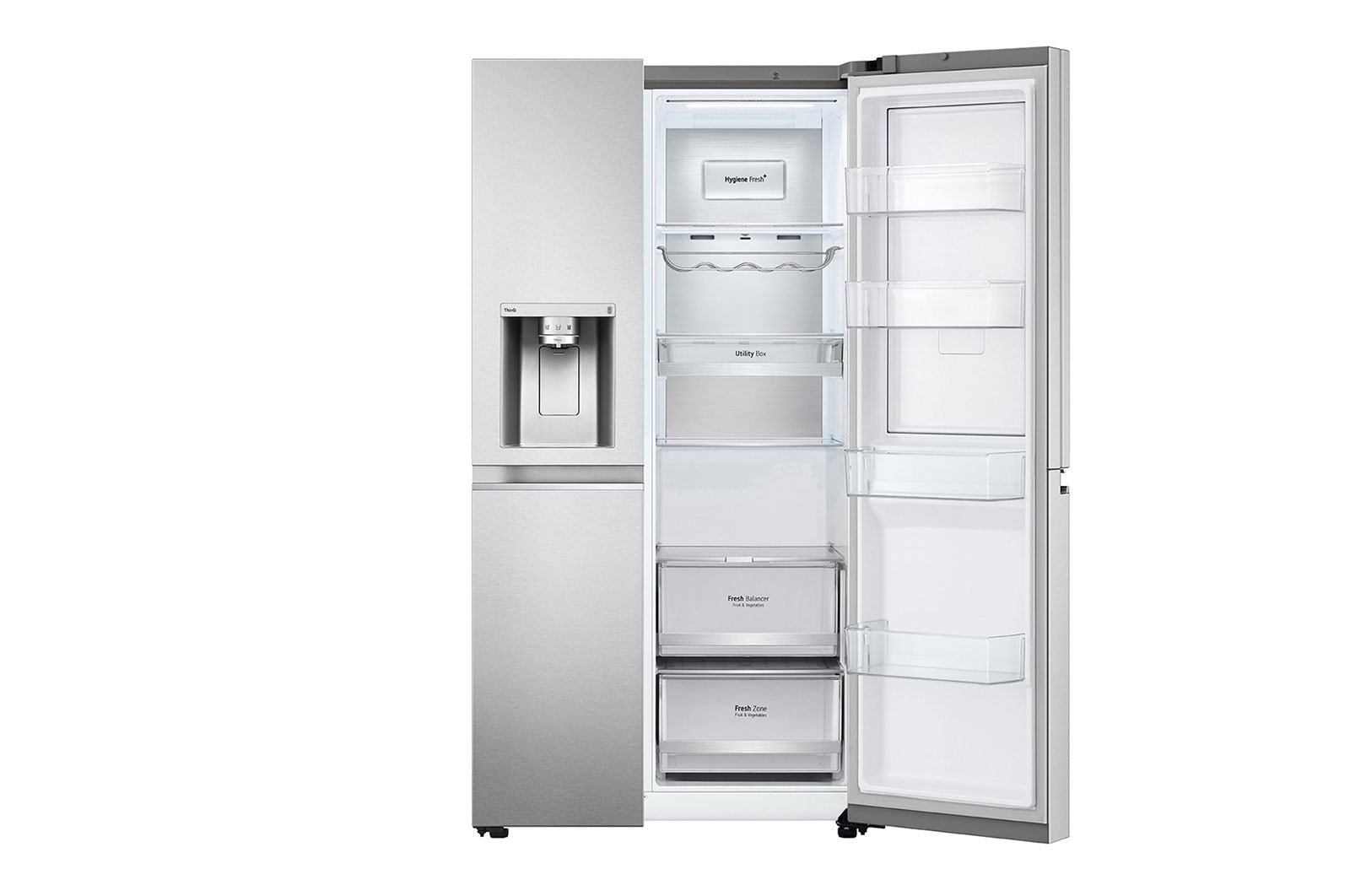 LG Refrigeradora Side by Side 23.8pᶟ (Gross) / 21.6pᶟ (Net) LG LS66SDN UVnano™ Linear Inverter, LS66SDN