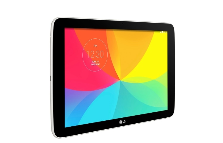 LG TABLET ANDROID 4.4.2 KITKAT, IPS LCD DE 10.1 '', DUAL CORE 1.2GHZ Y KNOCK CODE™, V700 G PAD 10.1 White