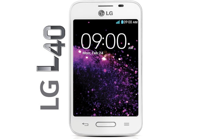 LG L40, SMARTPHONE CON PANTALLA IPS DE 3.5", ANDROID 4.4 KITKAT, PROCESADOR DUAL CORE DE 1.2 GHZ, CÁMARA DE 3MP, BATERÍA DE 1540MAH Y COLOR BLANCO Disponible en Panamá y República Dominicana , LG-L40-D160-D160G