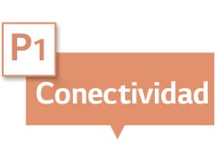 Dice &quot;Conectividad&quot; en el cuadro de texto.