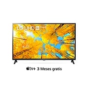 LG Pantalla LG UHD AI ThinQ 43'' UQ74 4K Smart TV, 43UQ7400PSF